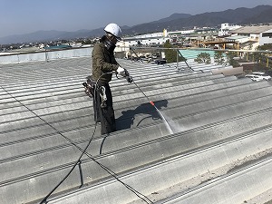 高圧水洗浄